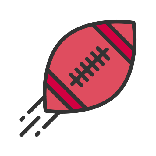 Rugby Generic color lineal-color icon