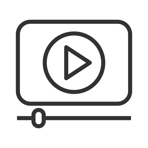 video Generic outline icon