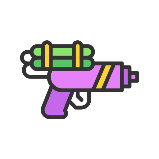 wasserpistole Generic color lineal-color icon