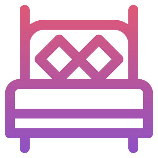 Bedroom Generic gradient outline icon
