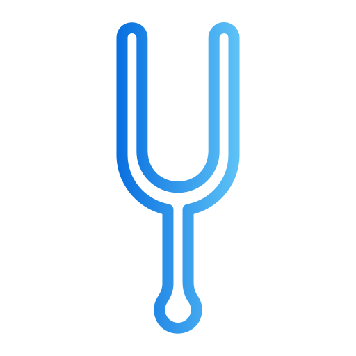 Tunning fork Generic gradient outline icon