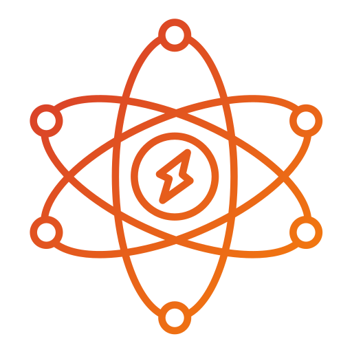 energia atomica Generic gradient outline icona