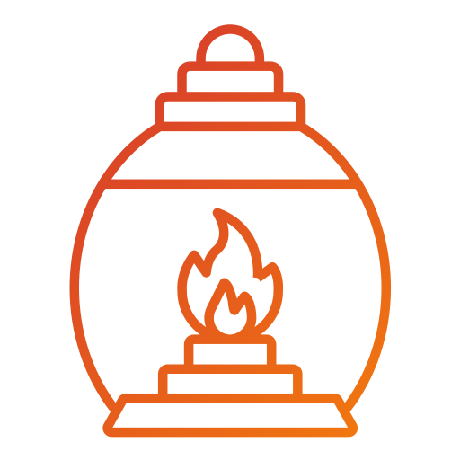 lámpara de gas Generic gradient outline icono