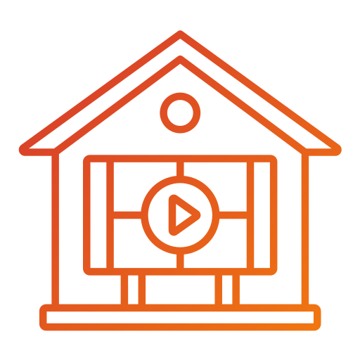 Home cinema Generic gradient outline icon