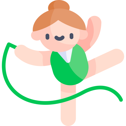 Gymnastics Kawaii Flat icon