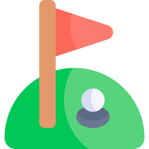 golf Kawaii Flat icona