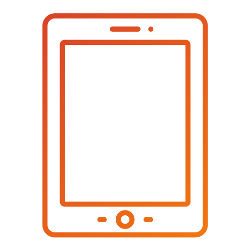 tablette Generic gradient outline icon