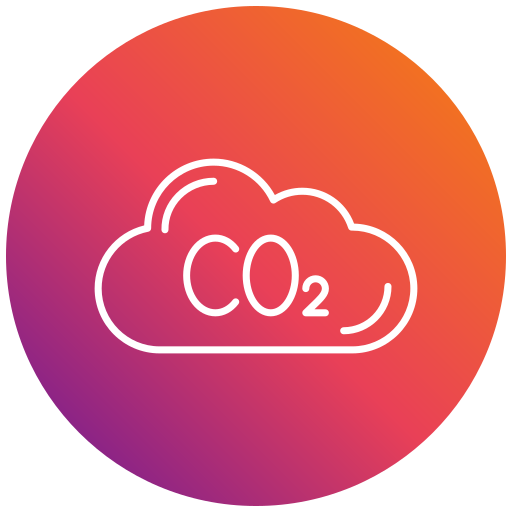 이산화탄소 Generic gradient fill icon