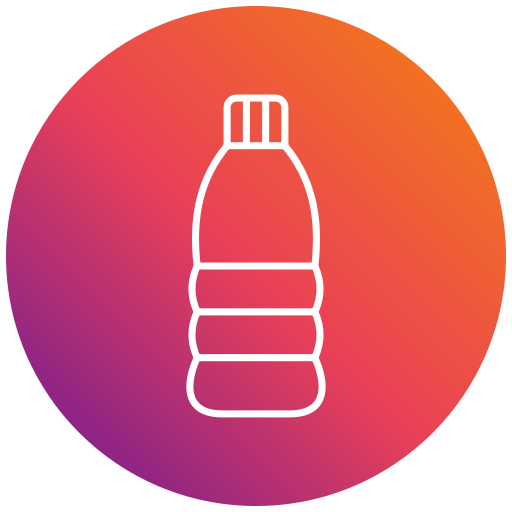 Plastic bottle Generic gradient fill icon