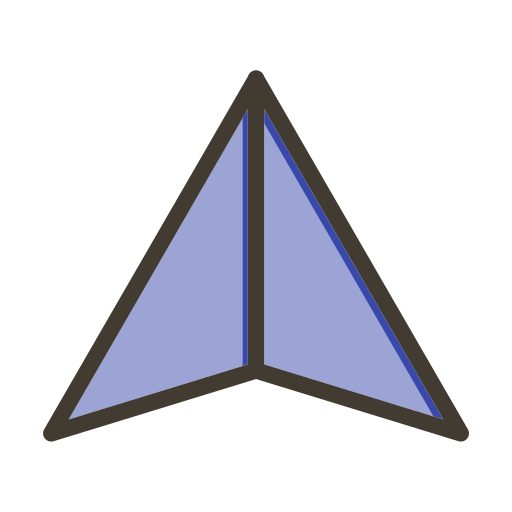 aereo di carta Generic color lineal-color icona