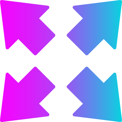 flechas Generic gradient fill icono