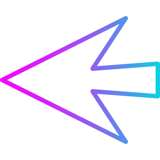Arrow Generic gradient outline icon