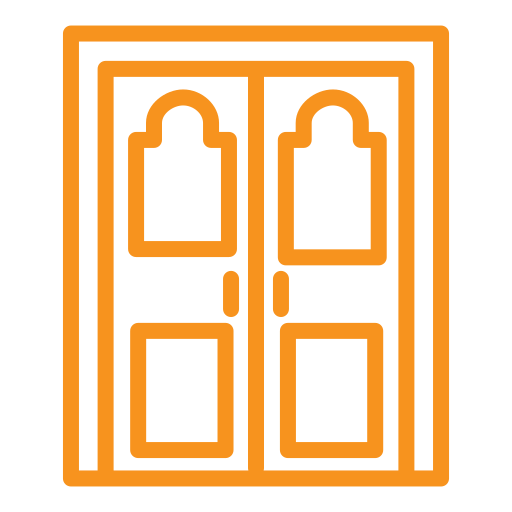 Дверь Generic color outline иконка