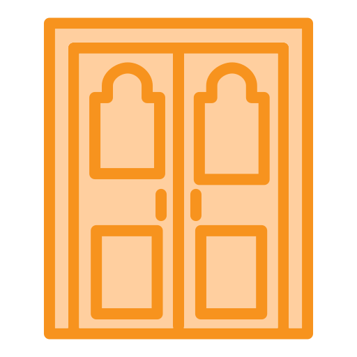 Door Generic color lineal-color icon
