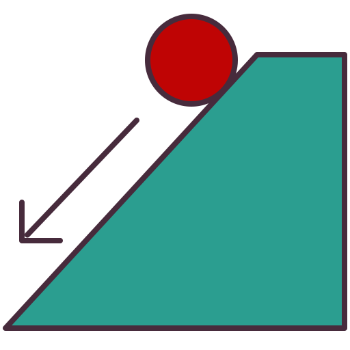 gravità Generic color lineal-color icona