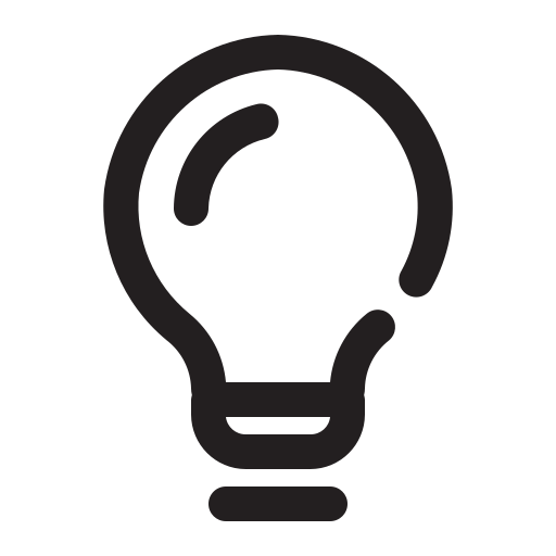Лампа Generic outline иконка
