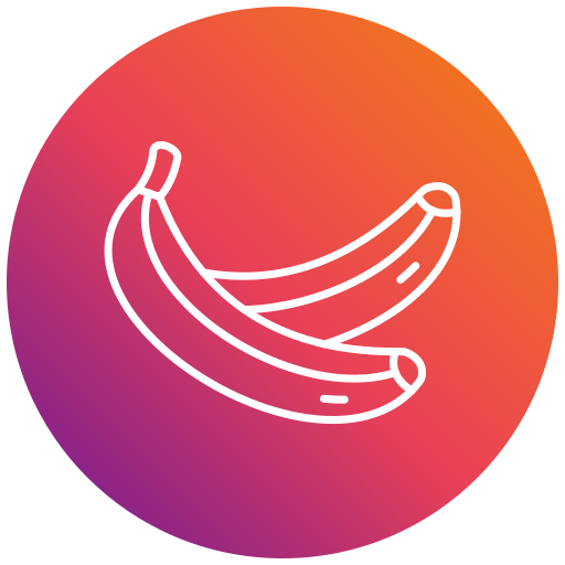 banana Generic gradient fill icono