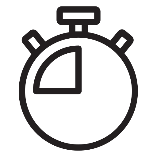 Clock kreev Studio Thin outline icon