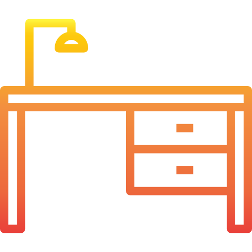 Desk Catkuro Gradient icon