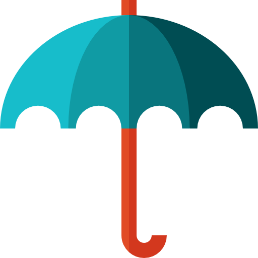 Umbrella Basic Straight Flat icon