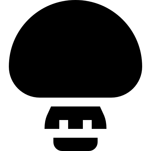 キノコ Basic Straight Filled icon