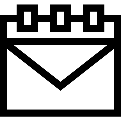 calendrier Basic Straight Lineal Icône