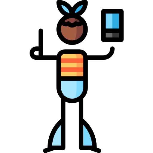 선생님 Puppet Characters Lineal Color icon