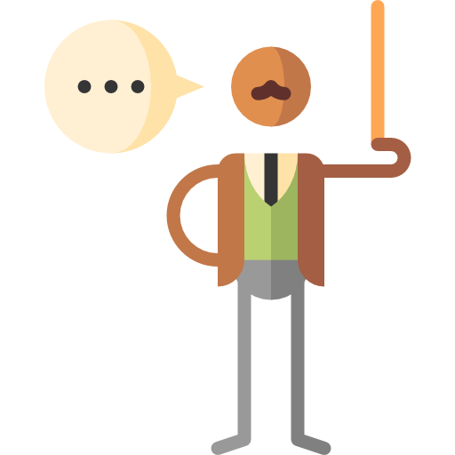 Teacher Puppet Characters Flat icon