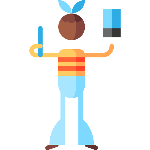 lehrer Puppet Characters Flat icon