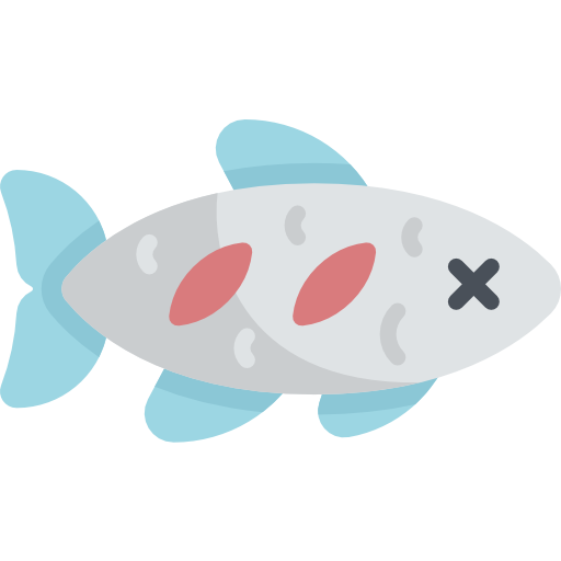 pescado Kawaii Flat icono