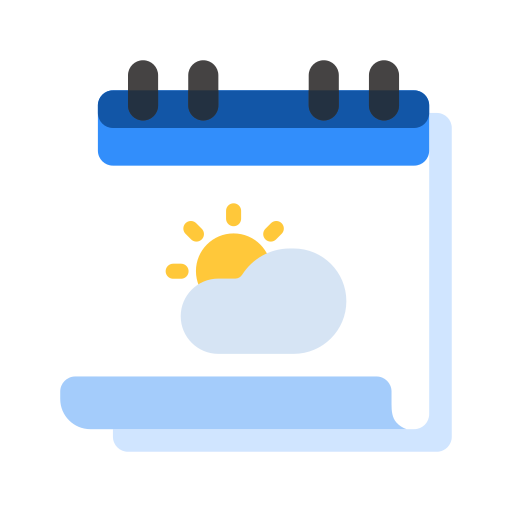 Sunny day Generic color fill icon