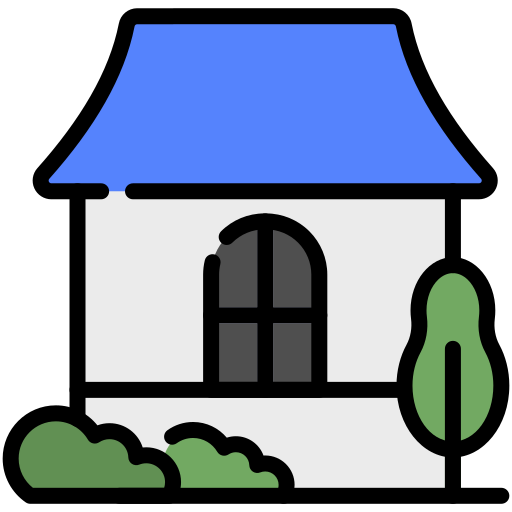 Villa Generic color lineal-color icon