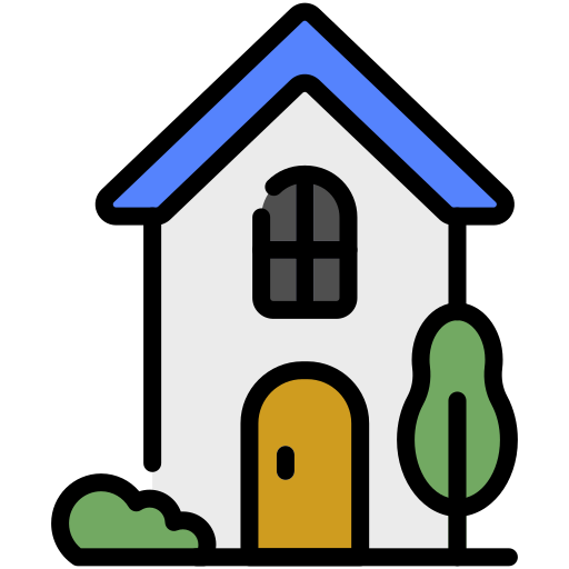 villa Generic color lineal-color icon