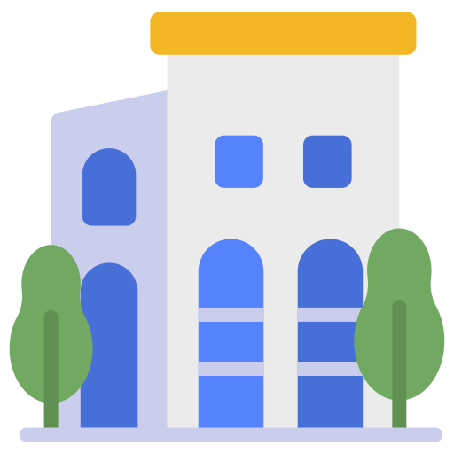 Buildings Generic color fill icon
