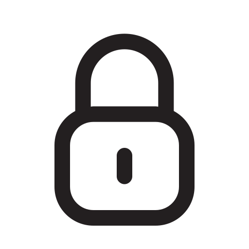 Lock kreev Studio Basic outline icon