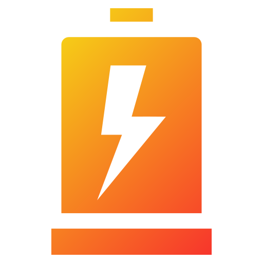 Ładowanie baterii Generic gradient fill ikona