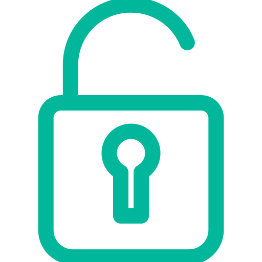 Open padlock Generic color outline icon