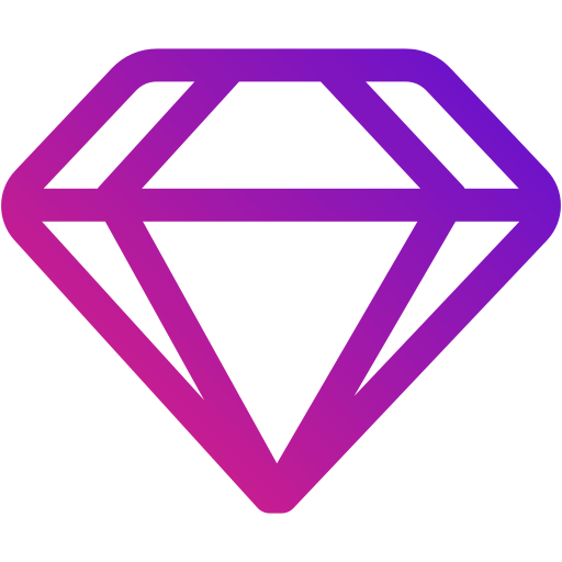 다이아몬드 Generic gradient outline icon