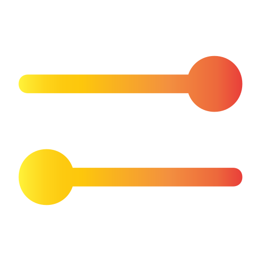 equalizer Generic gradient fill icon
