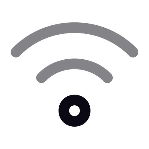 Сигнал wi-fi Generic color outline иконка