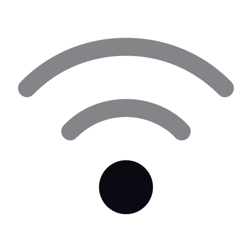 señal wifi Generic color fill icono