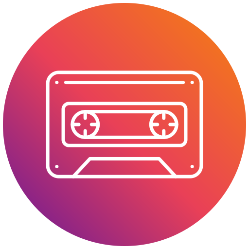 kassette Generic gradient fill icon