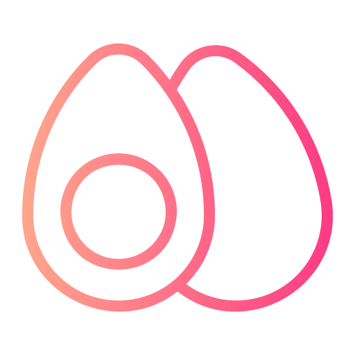 삶은 달걀 Generic gradient outline icon