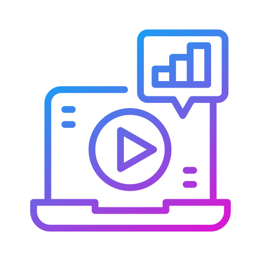 videomarketing Generic gradient outline icon