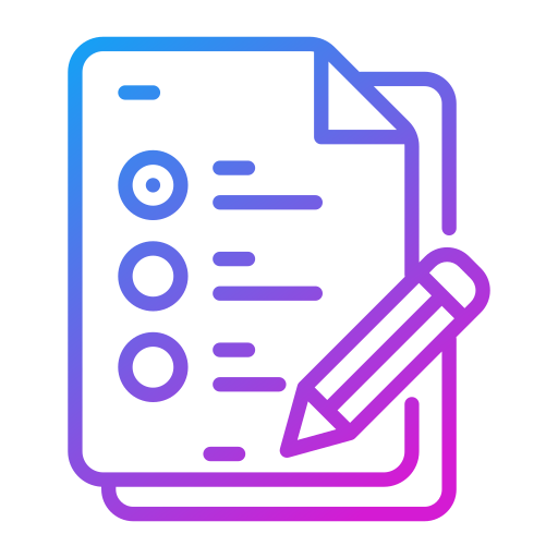 조사 Generic gradient outline icon