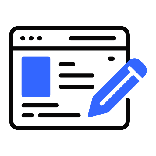 Content writing Generic color lineal-color icon