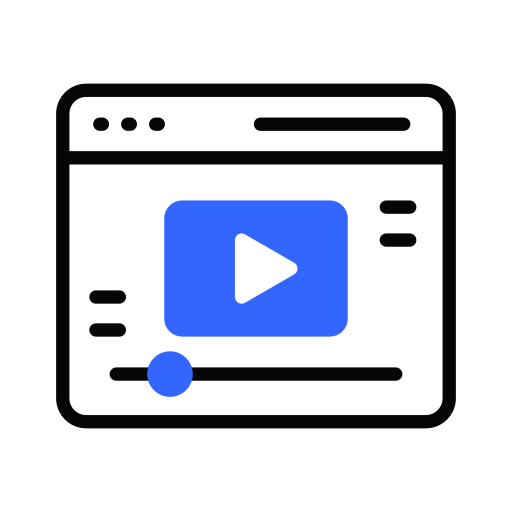 Video ad Generic color lineal-color icon