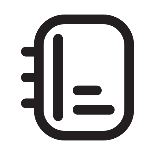 Book kreev Studio Basic outline icon