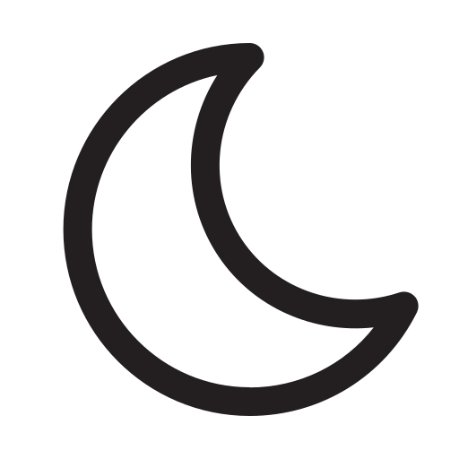 Moon kreev Studio Basic outline icon