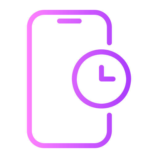 klok Generic gradient outline icoon